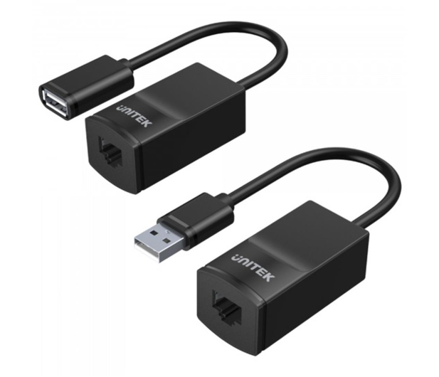 Unitek Przedłużacz USB po skrętce do 60m - 399841 - zdjęcie